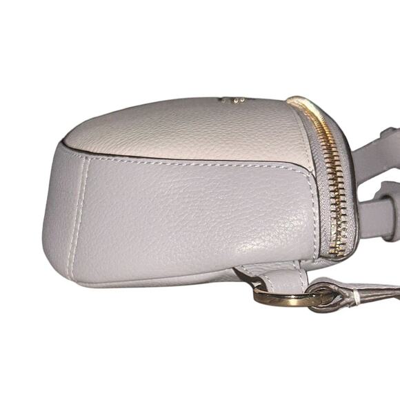 NWT Kate Spade Lena Colorblock Pebbled Leather Gray Belt Bag - Picture 2 of 10